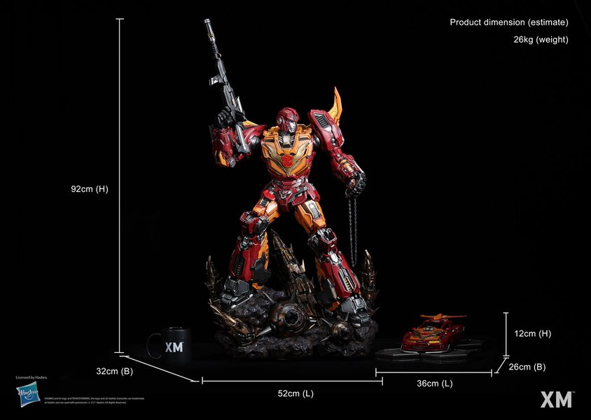 鉄機巧 TRANSFORMERS #10 RODIMUS PRIME Rodimus Prime 1/10 Scale Premium Statue - TRANSFORMERS - XM